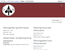 Tablet Screenshot of motorsamlingen.dk